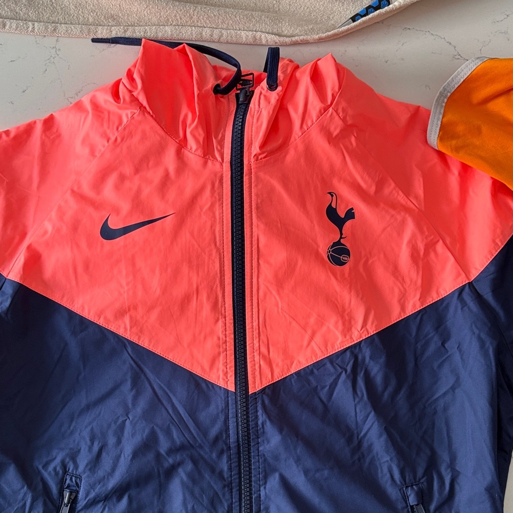 Nike Tottenham Hotspur Salmon and Navy Varsity Jacket